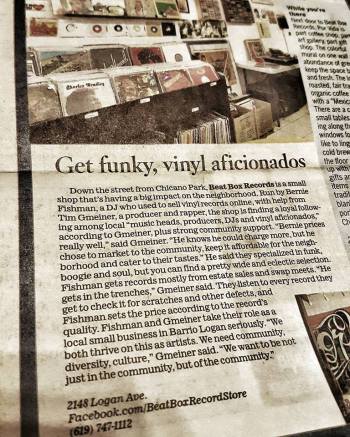 BeatBoxRecordsUnionTribune